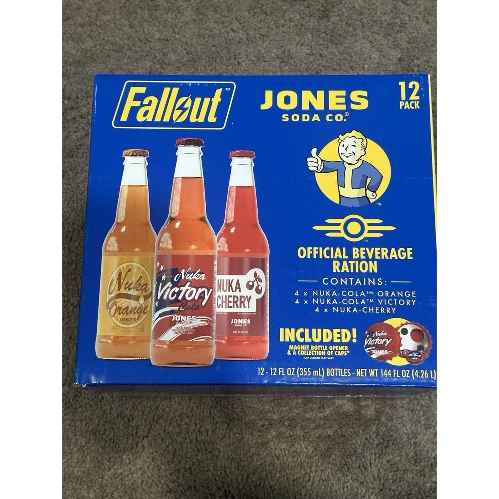Fallout Jones Soda Co Nuka-Cola Official Beverage Ration 12 Pack Special Edition